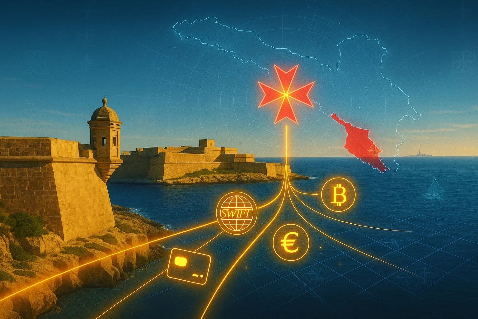 Geld nach Malta senden — SEPA EUR an MT IBAN, einfache Anleitung