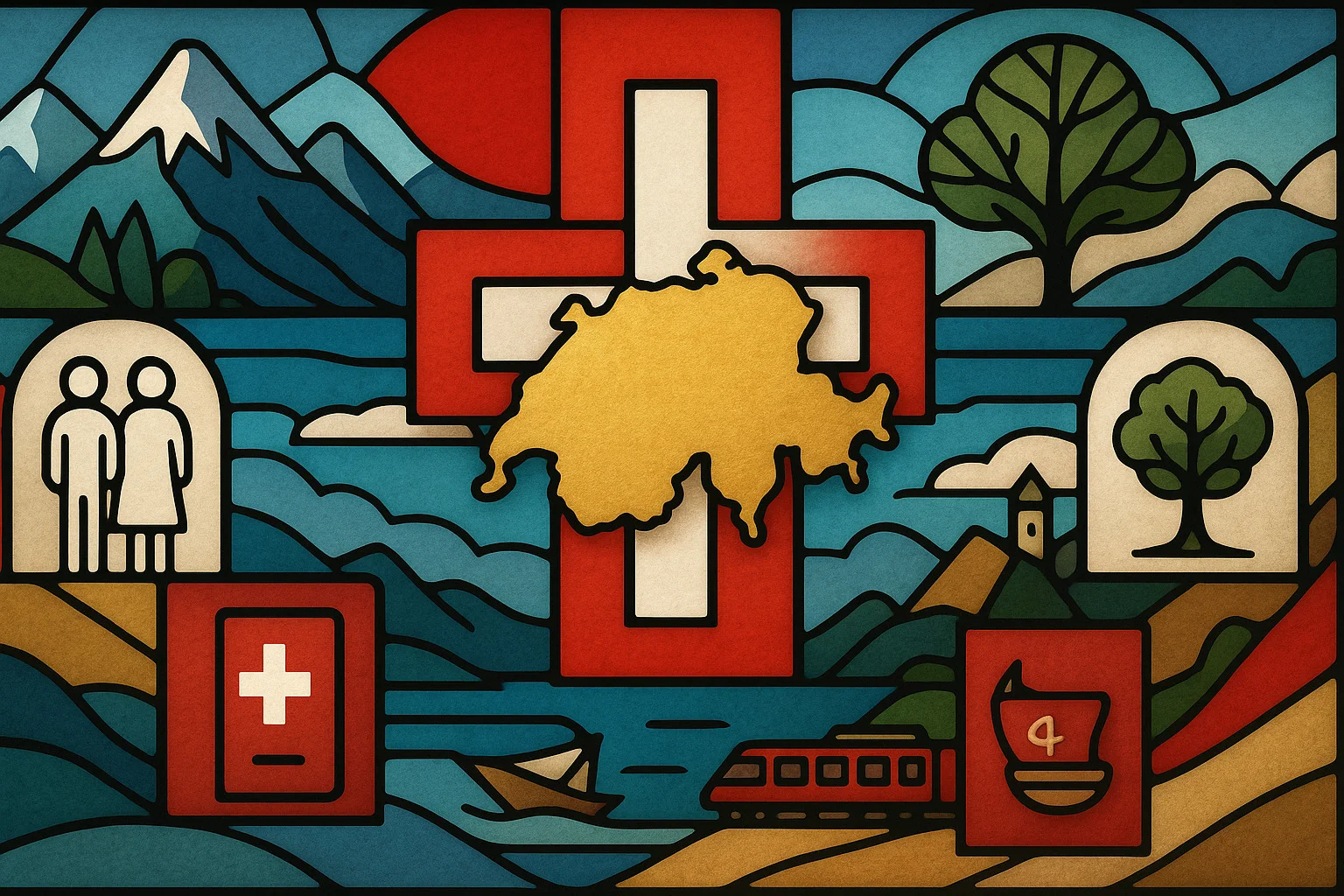 Cómo obtener la ciudadanía suiza en 2025 — naturalización, matrimonio y descendencia
