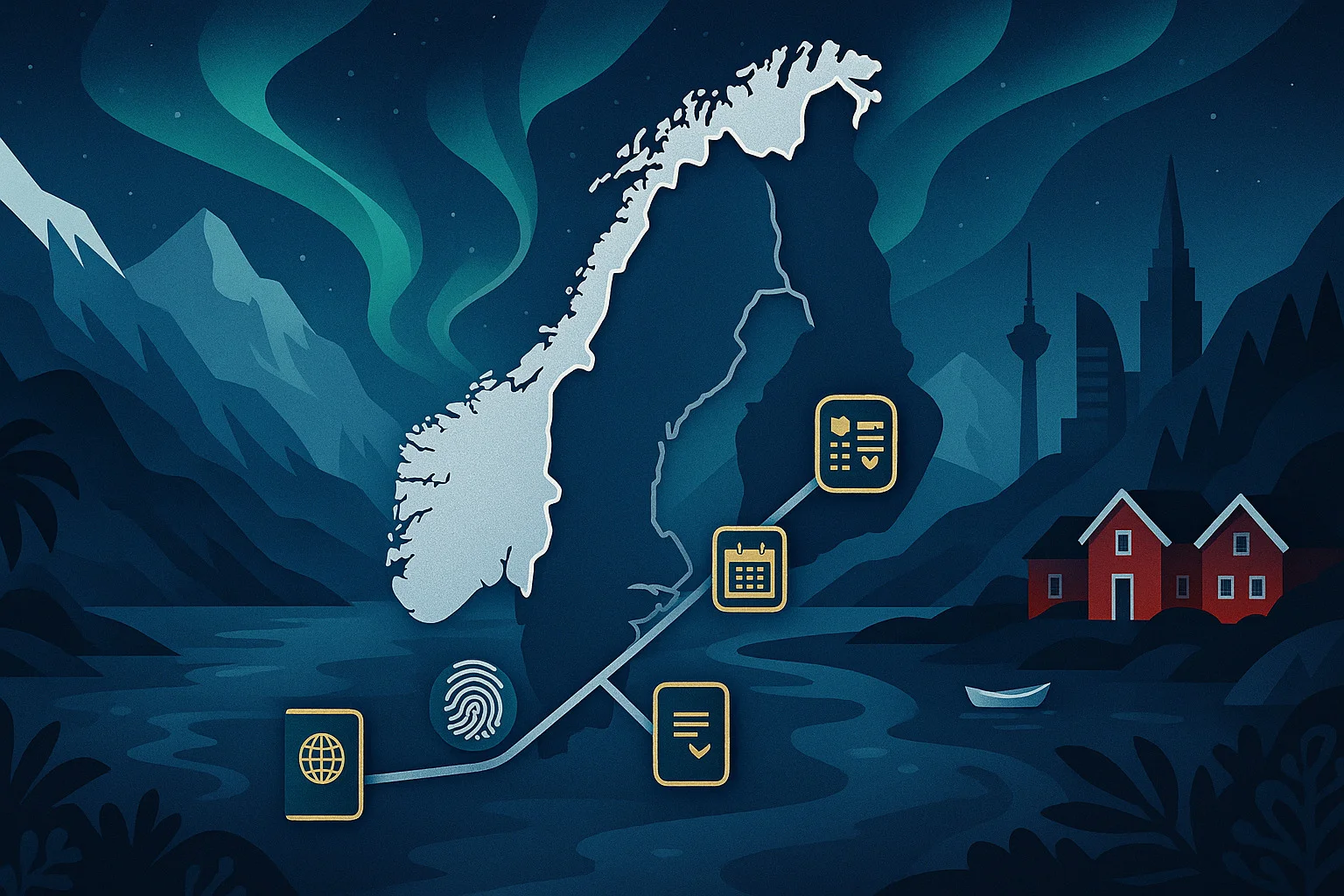 Wie man 2025 einen Aufenthalt in Norwegen erhält — Genehmigungen, UDI‑Karten & Verlängerungen