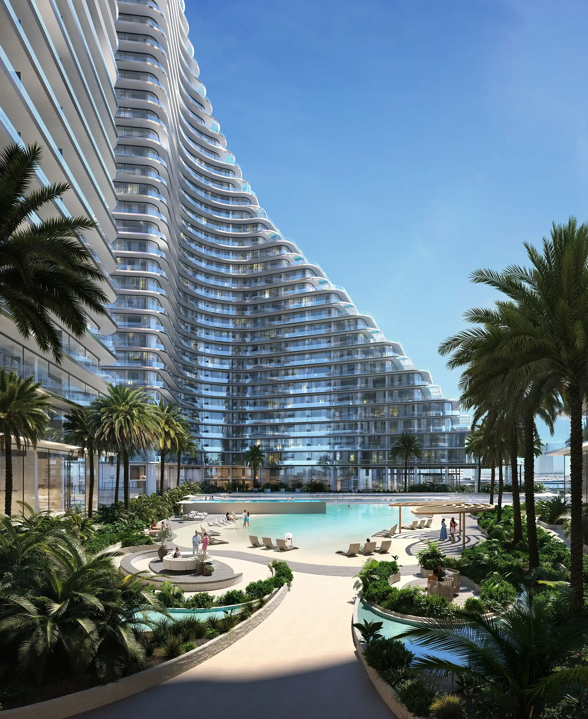 दुबई, संयुक्त अरब अमीरात में विशाल अपार्टमेंट