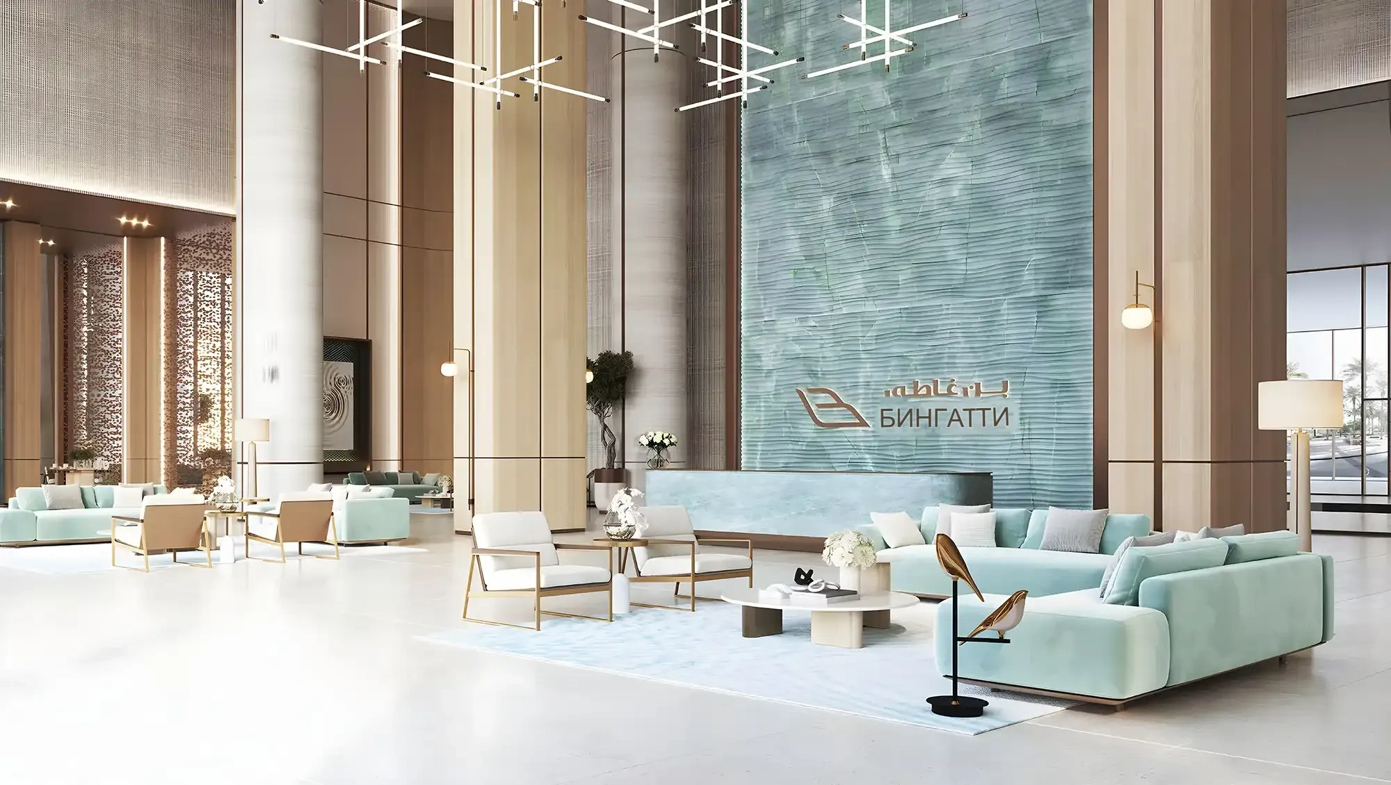 दुबई, संयुक्त अरब अमीरात में परिष्कृत अपार्टमेंट