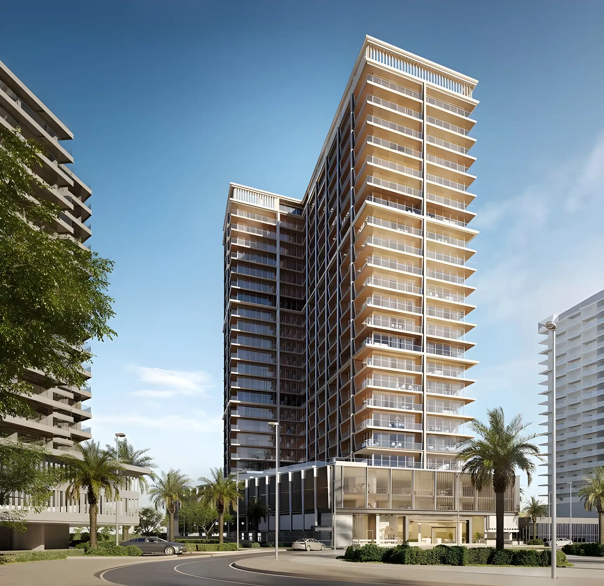 दुबई, संयुक्त अरब अमीरात में हवादार अपार्टमेंट