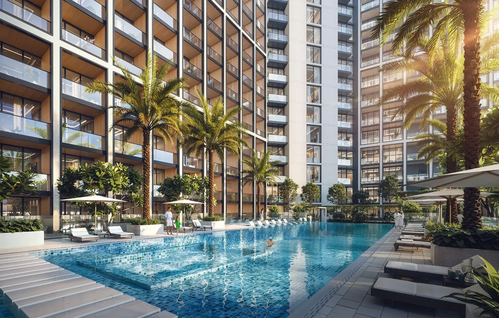 Modern apartments in Dubai, United Arab Emirates