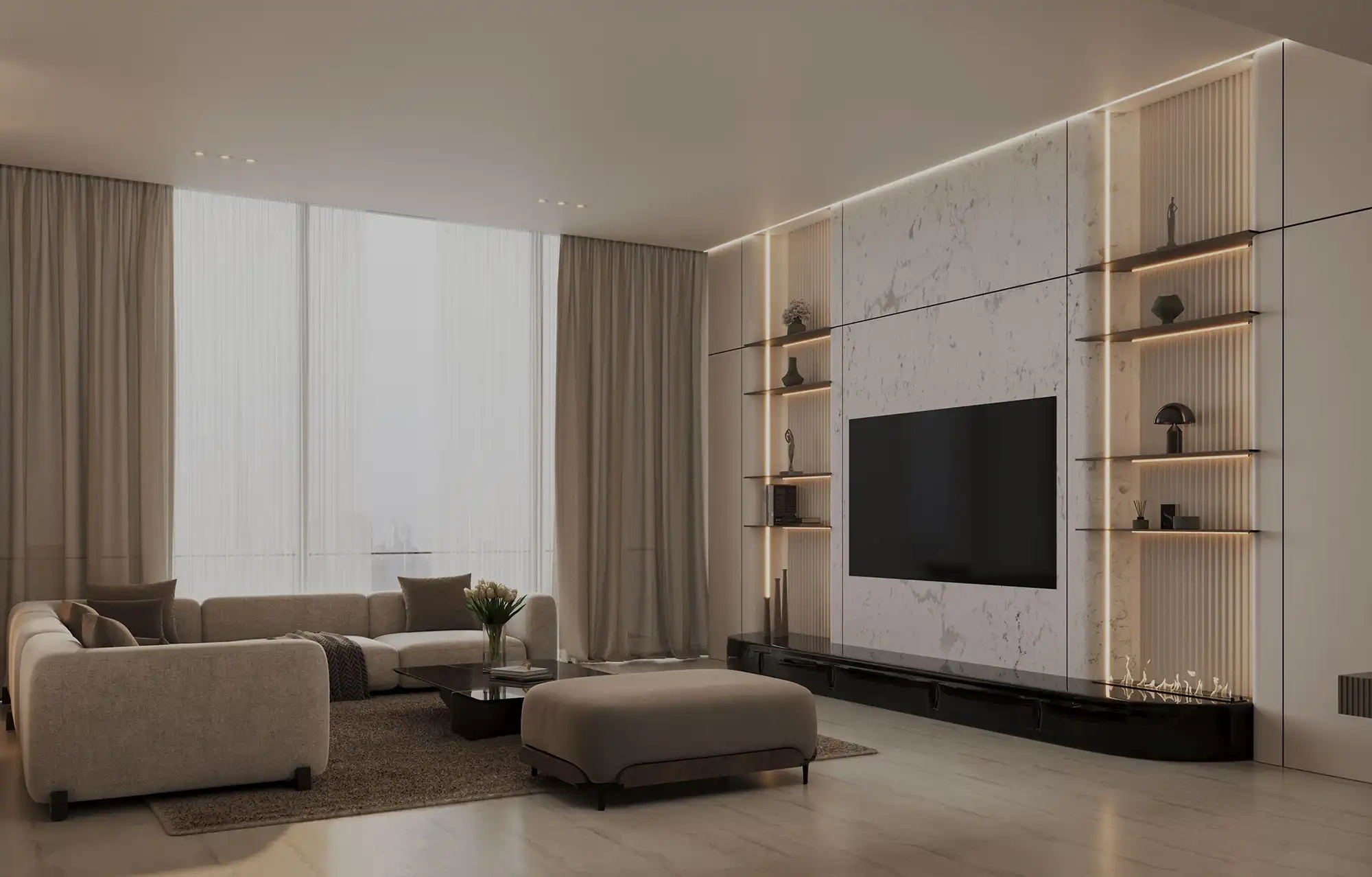 Modern apartments in Dubai, United Arab Emirates
