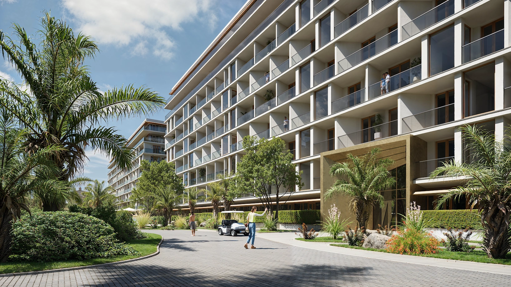 Apartments with open pool in Baku, Azerbaijan