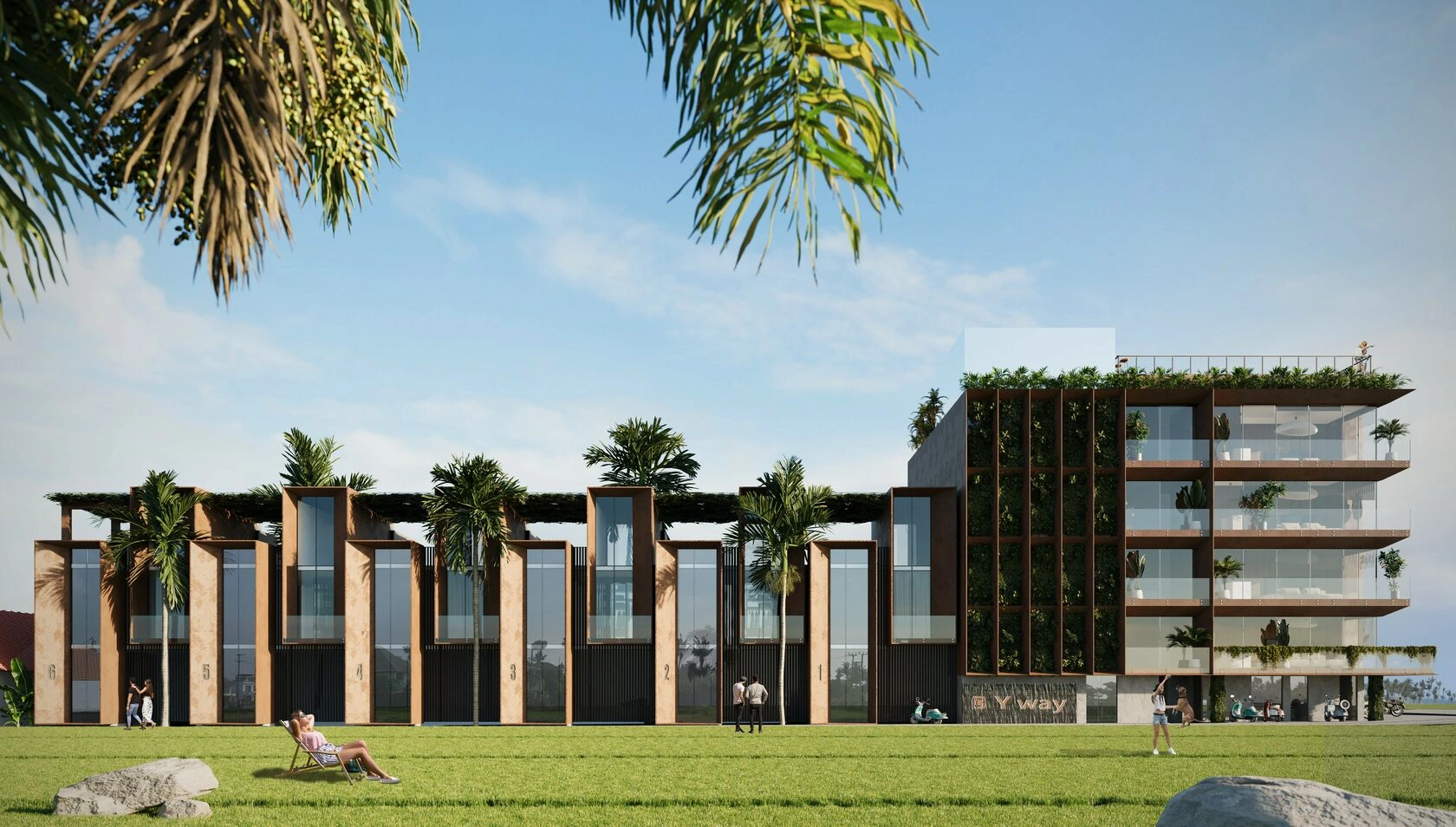 شقة أنيقة في سيسيه، بالي