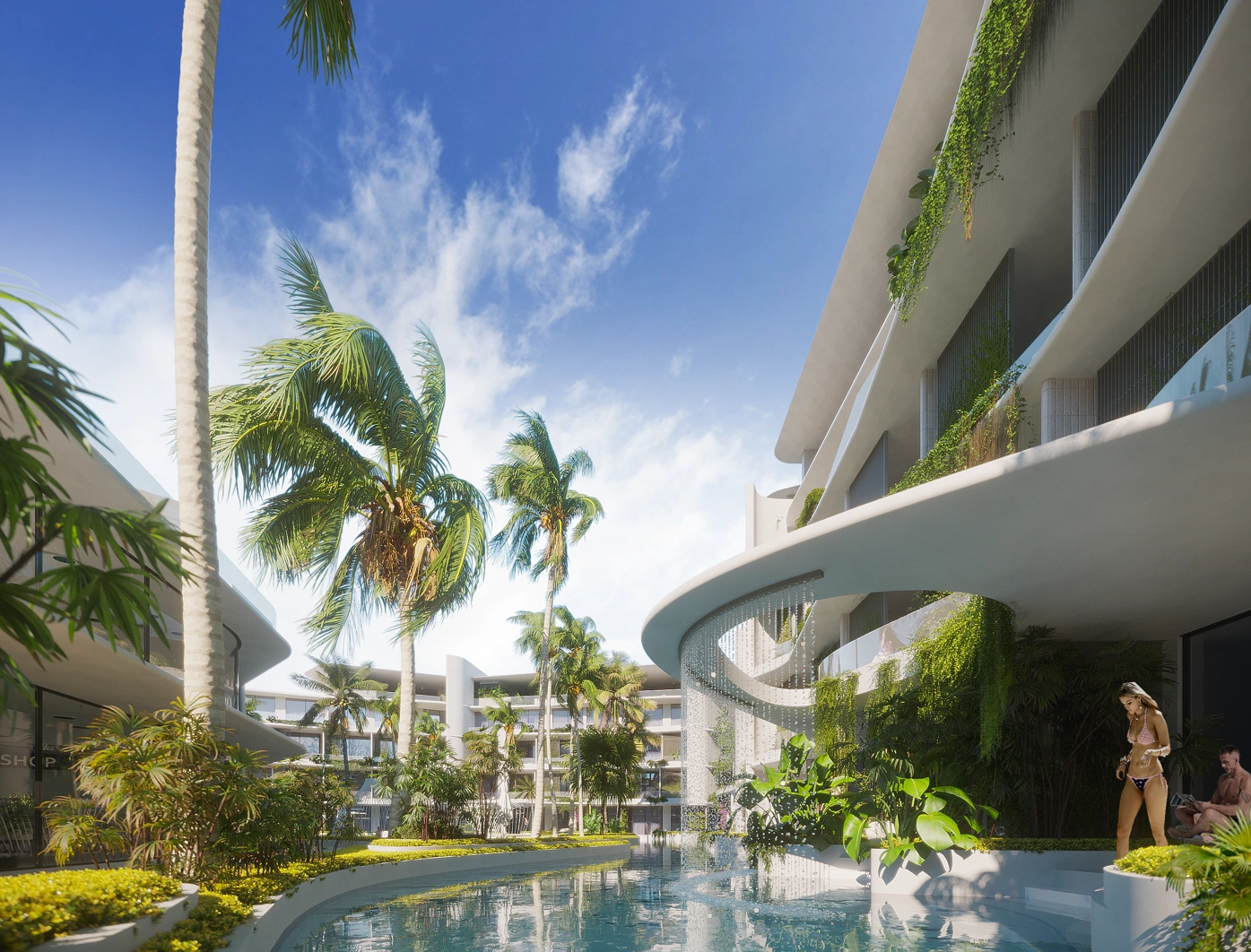 Elegant apartment with 2 bedrooms in Canggu, Bali