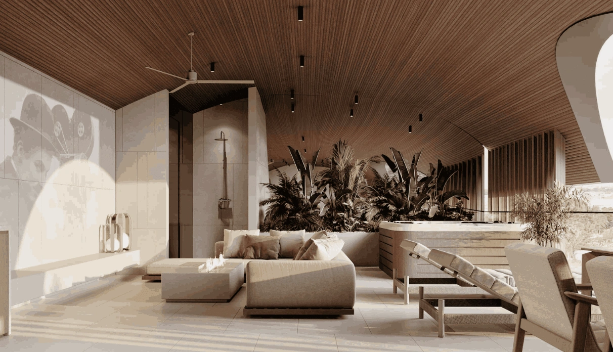 Elegant apartment with 2 bedrooms in Canggu, Bali