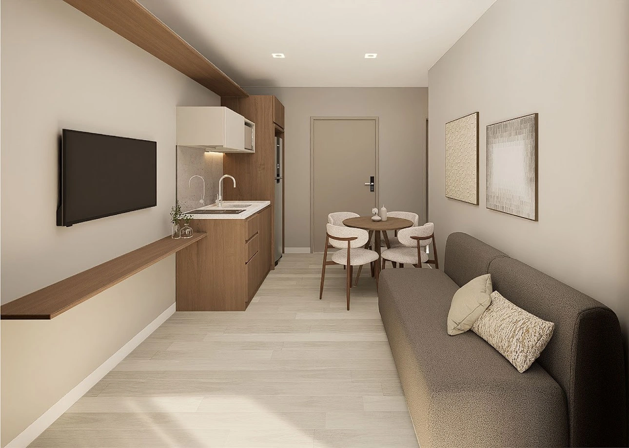 Appartements avec piscine extérieure à São Paulo, Brésil