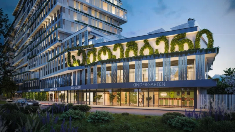 Bright apartment in Batumi, Georgia