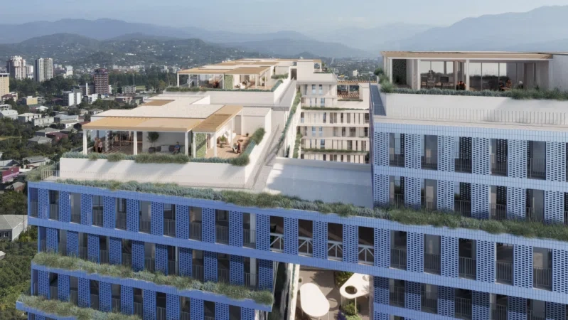 Bright apartment in Batumi, Georgia