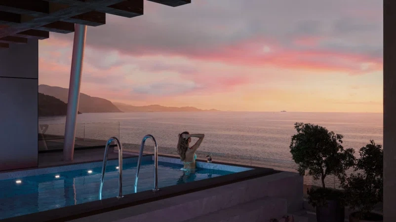 شقة مشرقة في باتومي، جورجيا