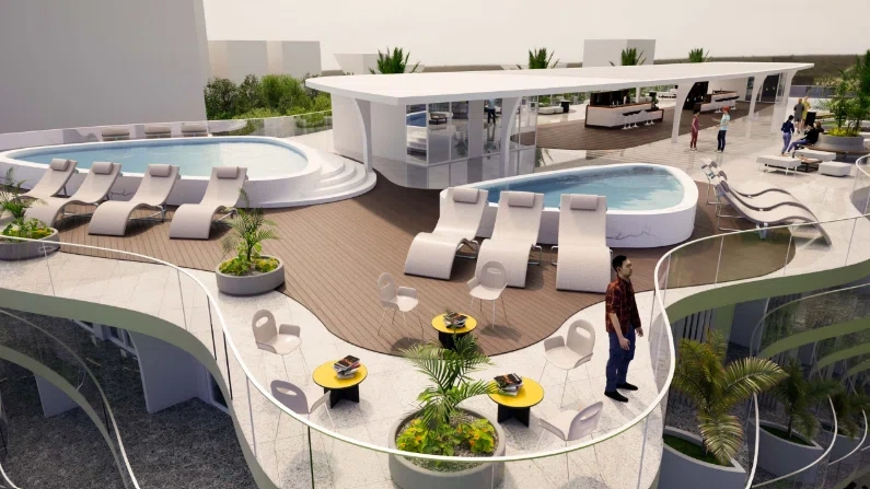 شقة مشرقة في باتومي، جورجيا