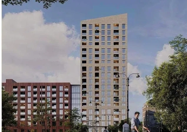 Tiflis, Gürcistan'da aydınlık daire