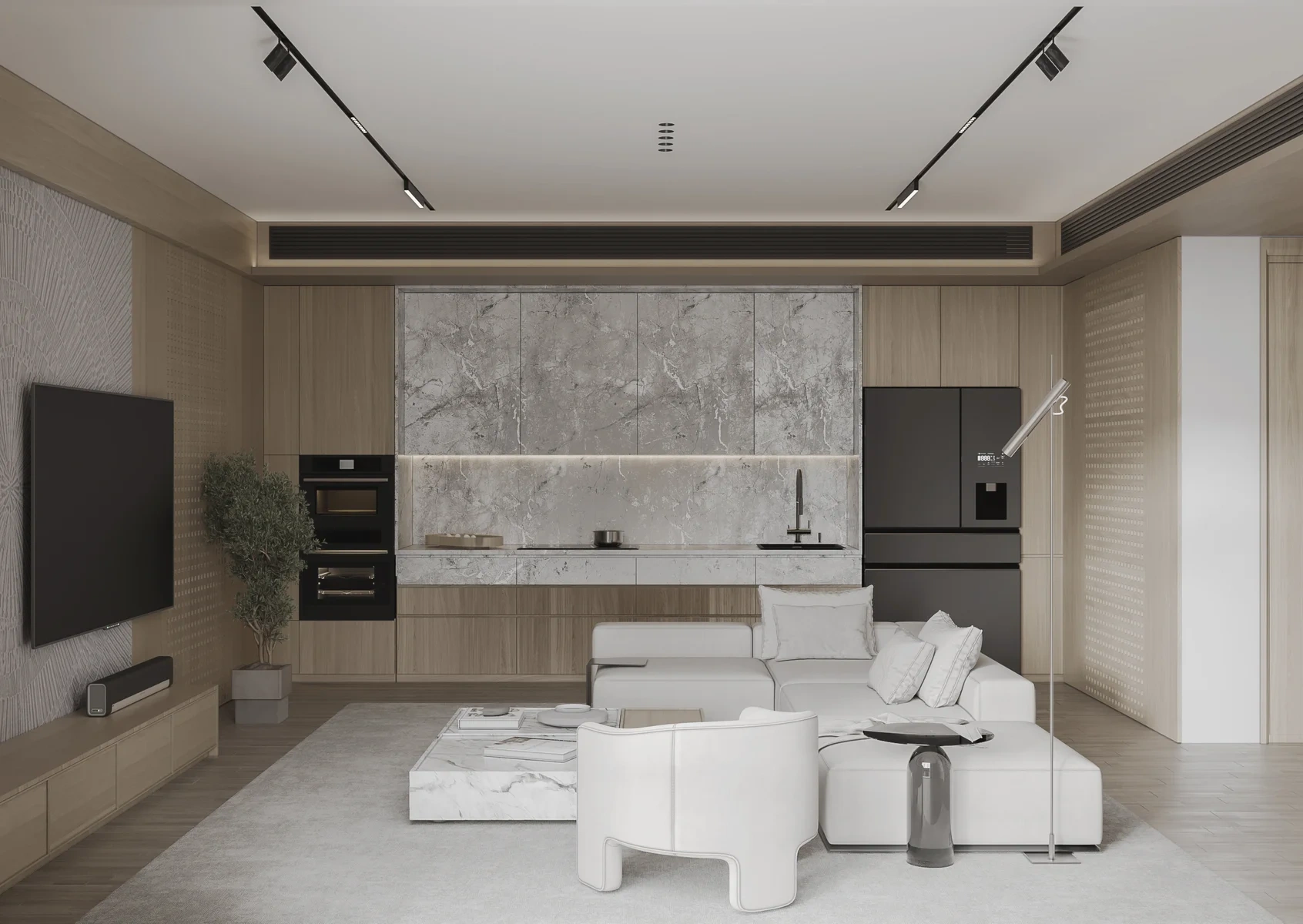 टिबिलिसी, जॉर्जिया में आधुनिक अपार्टमेंट