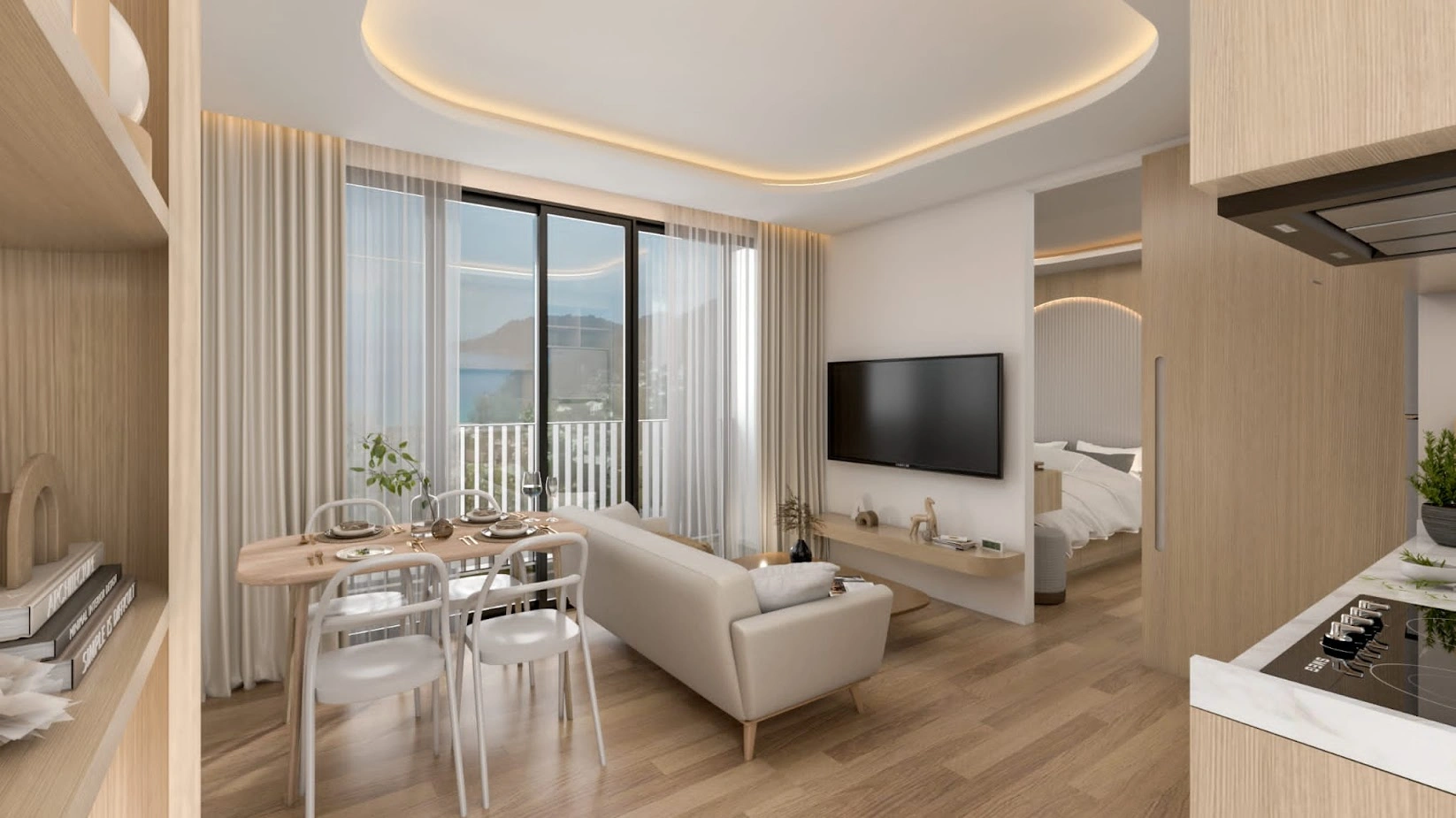 Furnished apartment 1+1 - 2+1 in Phuket, Thailand