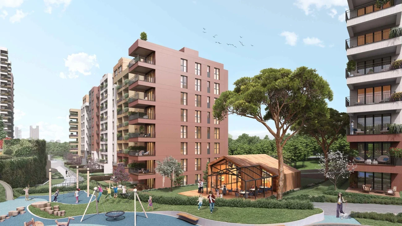 Modern apartment in exclusive apartment project of Istanbul, Turkey