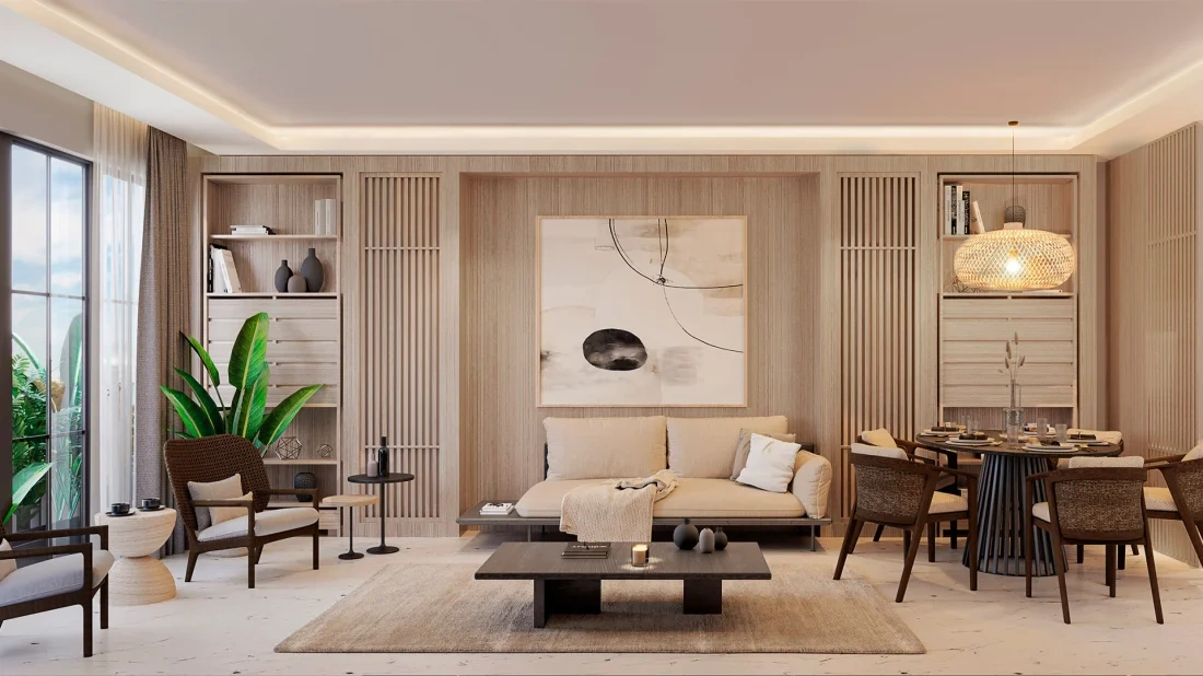 Modern apartment in exclusive apartment project of Istanbul, Turkey