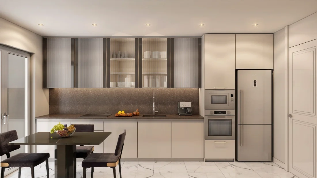 Modern apartment in exclusive apartment project of Istanbul, Turkey