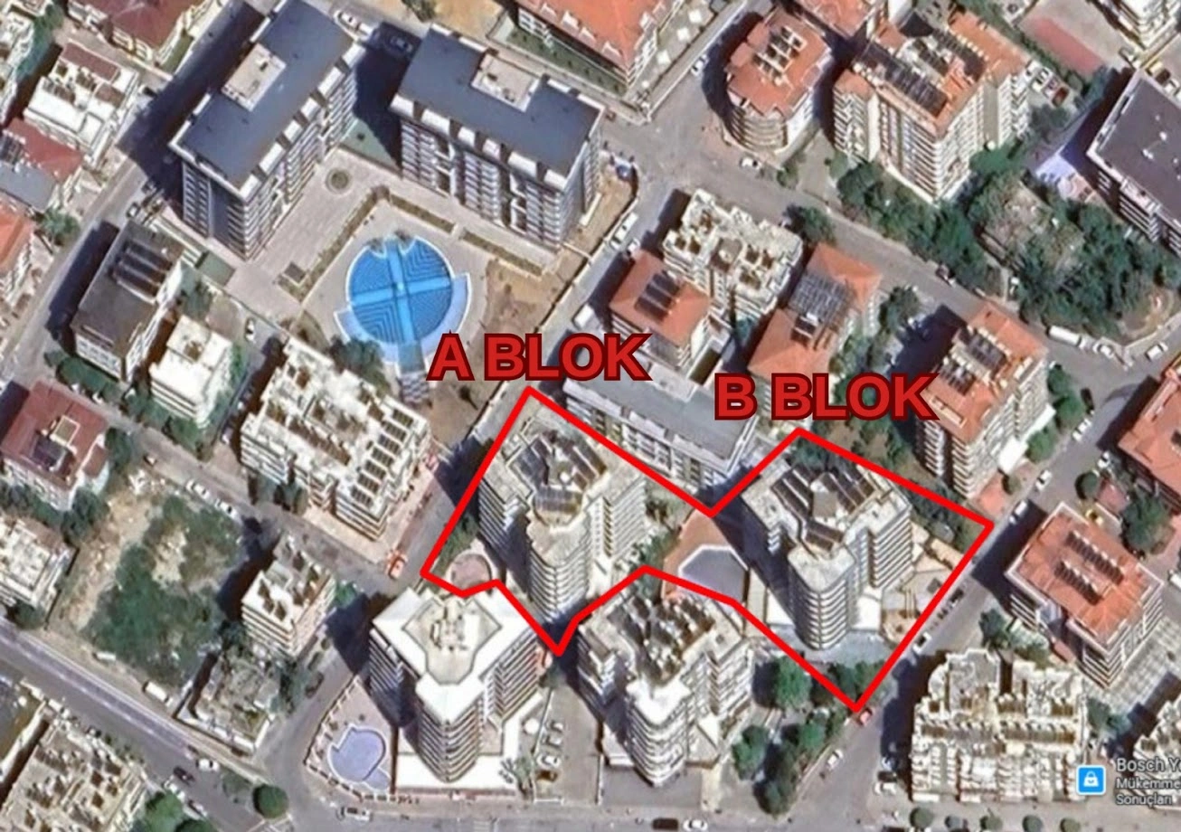 Apartments with open pool in Alanya, Turkey