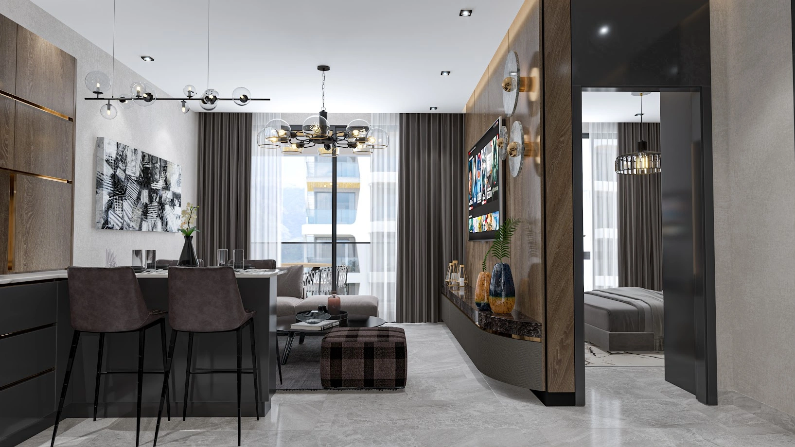 شقق بمسبح للأطفال في ألانيا، تركيا