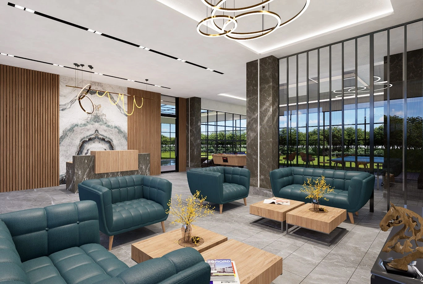 अलान्या, तुर्की में खुले पूल वाले अपार्टमेंट