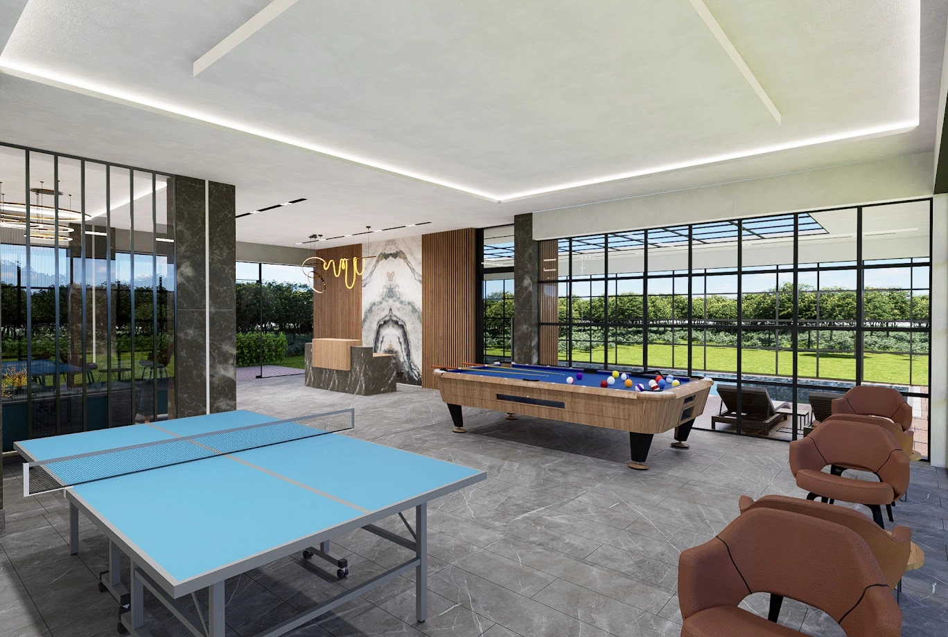 अलान्या, तुर्की में खुले पूल वाले अपार्टमेंट