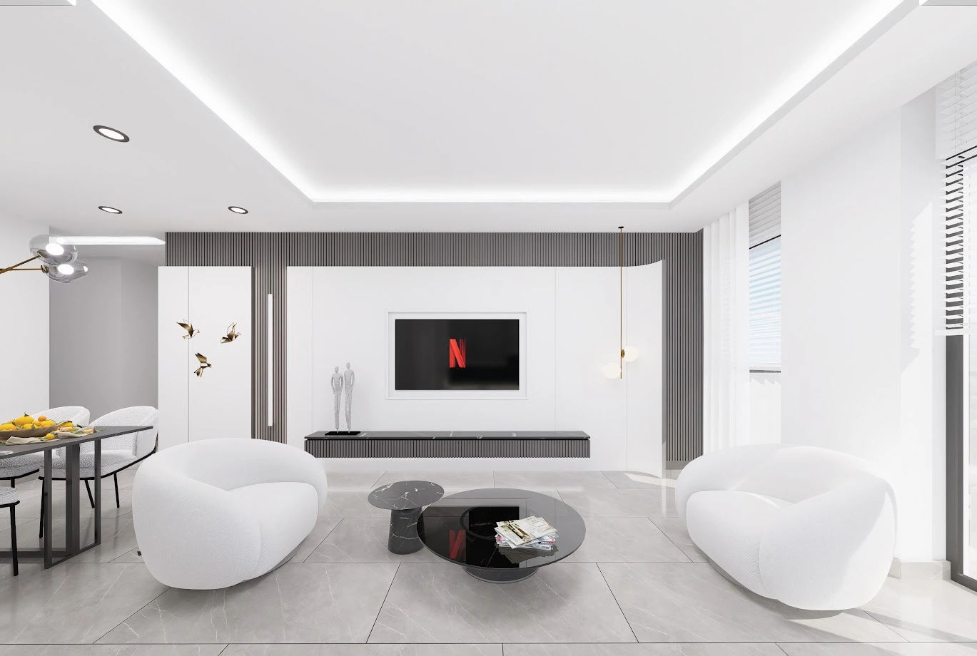 अलान्या, तुर्की में इन्फिनिटी पूल वाले अपार्टमेंट