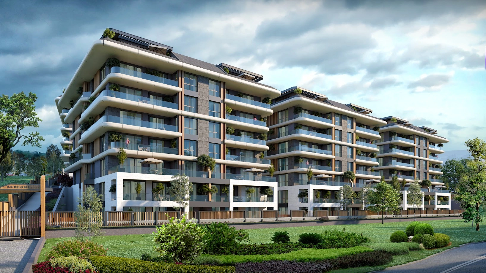 伊斯坦布尔带停车位的公寓