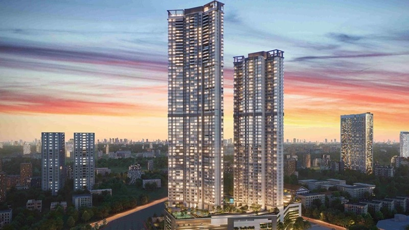 采光良好的 4+1 户型公寓,位于印度孟买