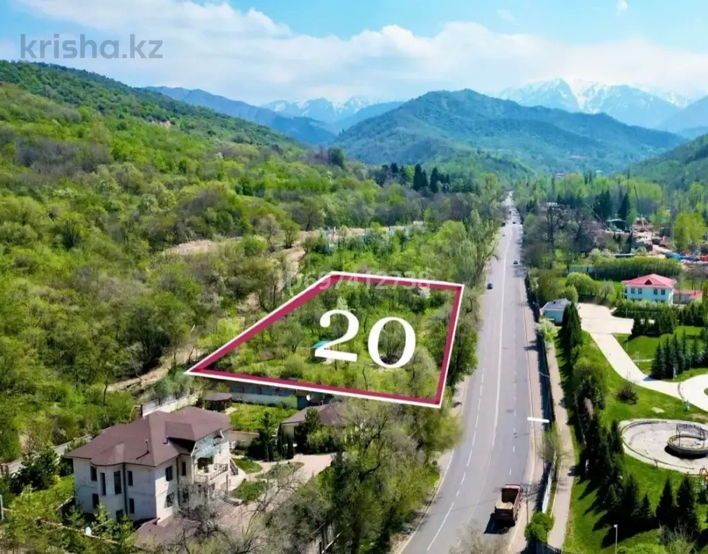 कज़ाकिस्तान के अल्माटी में 2000 m² का संभावित प्लॉट