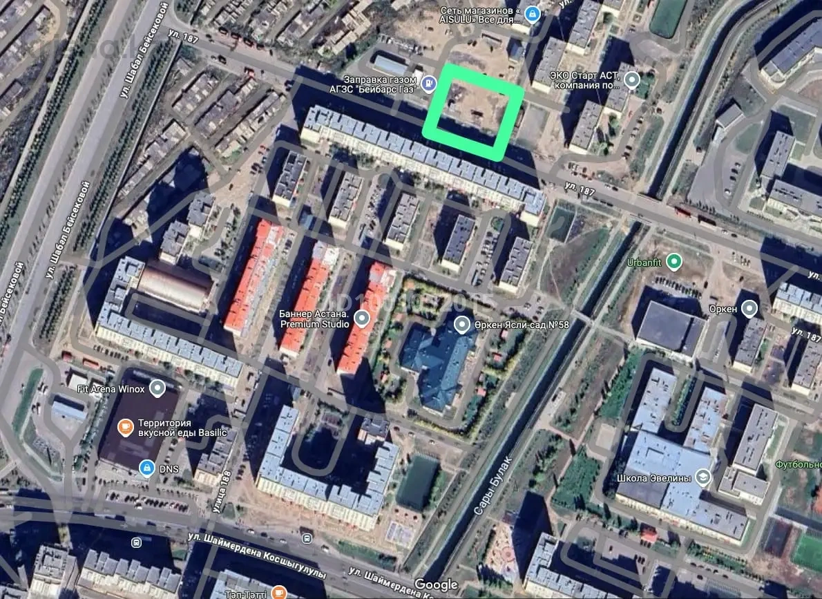 अस्टाना, कज़ाखस्तान में 2200 m² का सुविधाजनक भूखंड