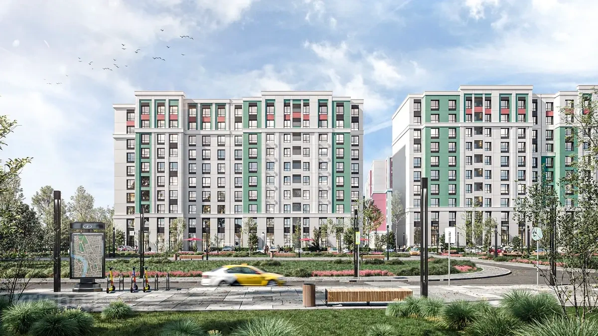 哈萨克斯坦阿克托别:迷人 2+1 公寓