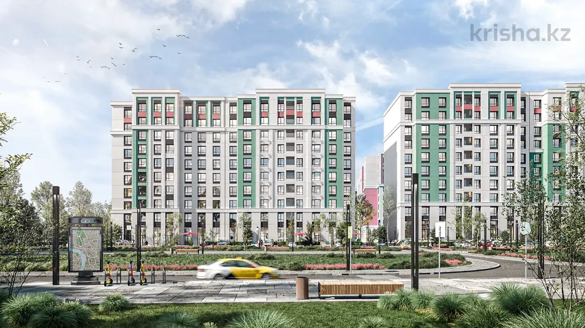 阿克托别(哈萨克斯坦)全新公寓,93 m²