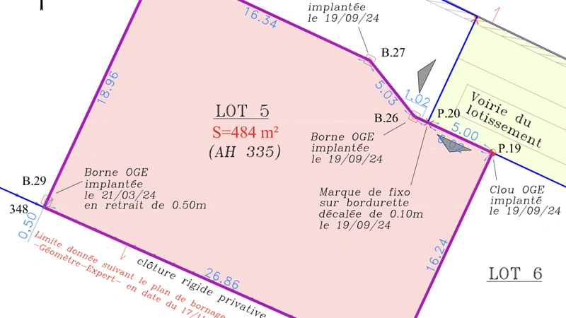 Land plot 484 m² in Nouvelle-Aquitaine, France