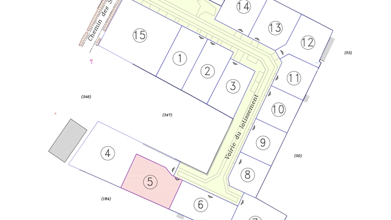 Land plot 484 m² in Nouvelle-Aquitaine, France