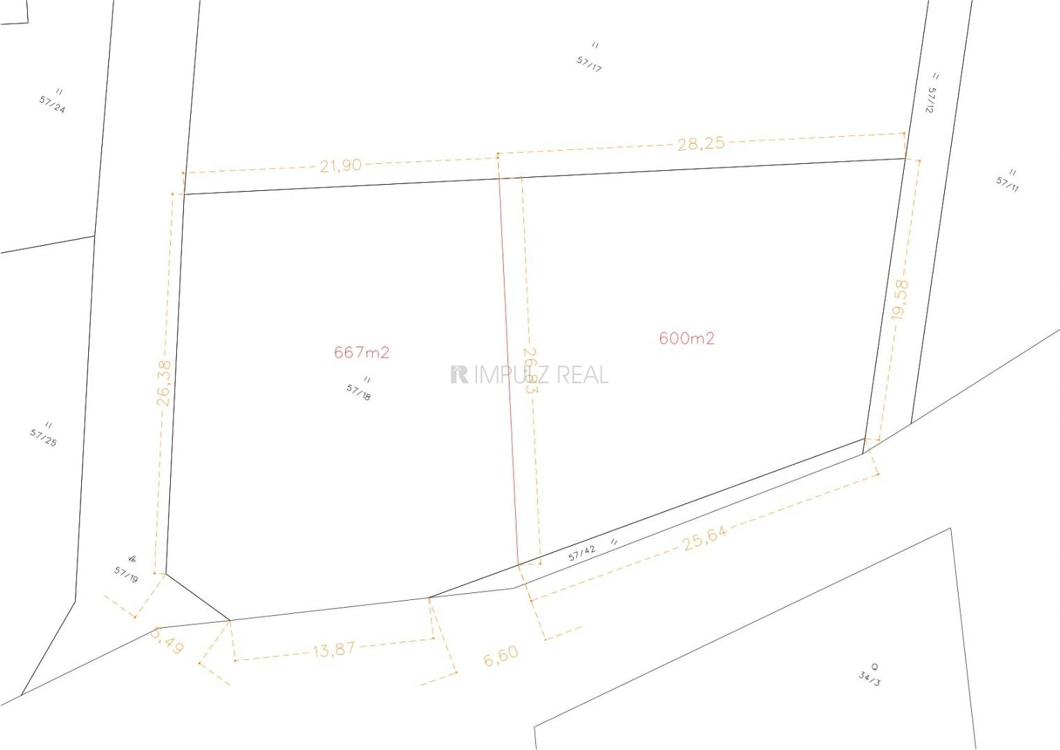 Land plot 667 m² in Presov, Slovakia