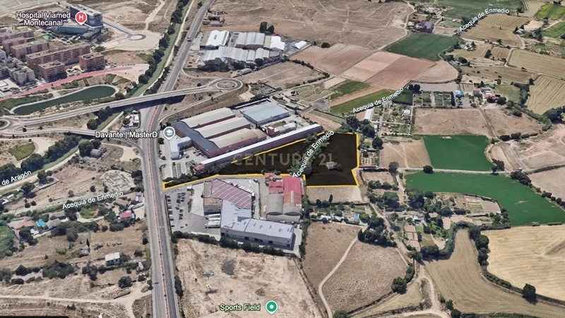 Grundstücksfläche von 18.595 m² in Zaragoza, Spanien