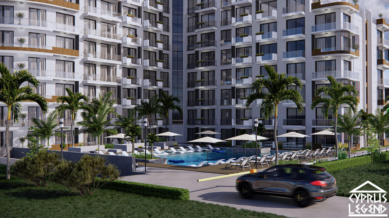 شقة جميلة بمساحة 40 م2 في غوزيل يورت، قبرص الشمالية