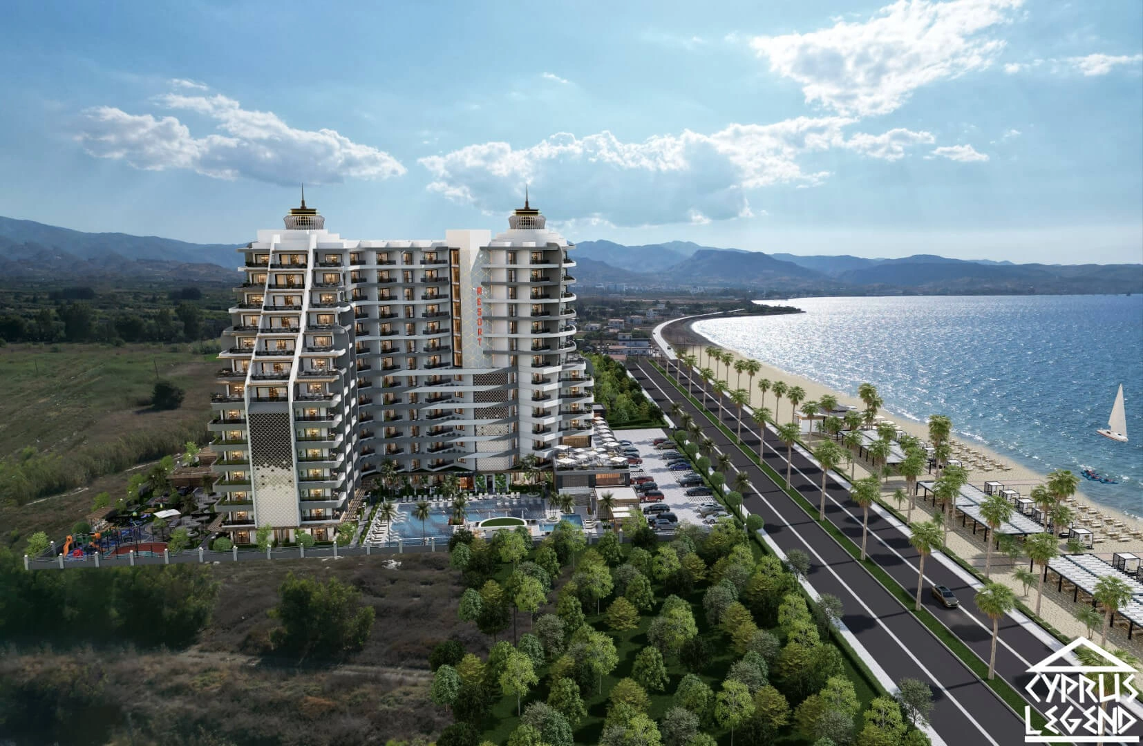 Estudio en la zona de Lefke, Guzelyurt, Chipre del Norte