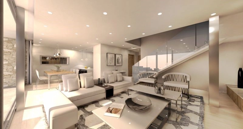 Prestigieuse villa 3+1 au-dessus de Protaras à Famagouste, Chypre du Nord