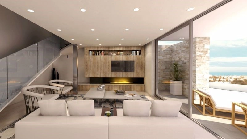 Prestigieuse villa 3+1 au-dessus de Protaras à Famagouste, Chypre du Nord