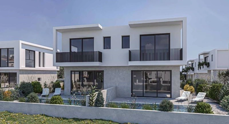Villa 2+1 avec jardin paysager à Famagouste, Chypre du Nord