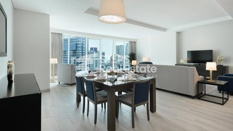 दोहा, कतर में अद्भुत समुद्री दृश्य के साथ आरामदायक 2+1 अपार्टमेंट