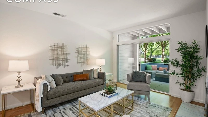 San Jose, USA में रोशन 2‑बेडरूम अपार्टमेंट