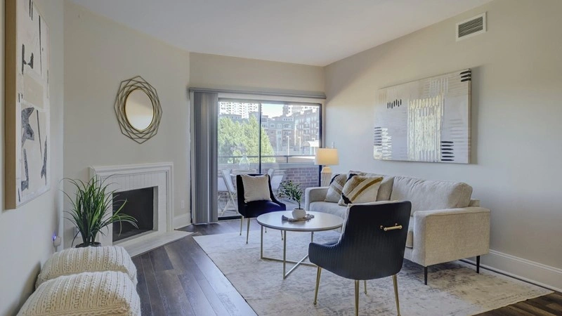 चार्लोट, यूएसए में उजला 86 m² अपार्टमेंट