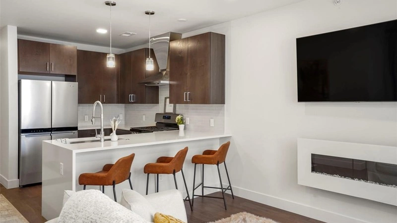 डेनवर, USA में 59 m2 का रोशन अपार्टमेंट