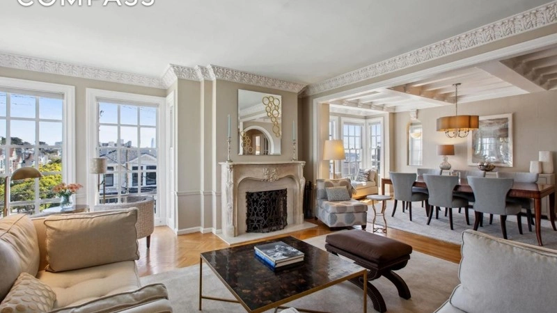 सैन फ्रांसिस्को, USA में रोशन 4-बेडरूम अपार्टमेंट