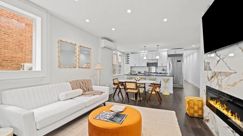 फिलाडेल्फिया, यूएसए में 371 m2 का विशाल अपार्टमेंट