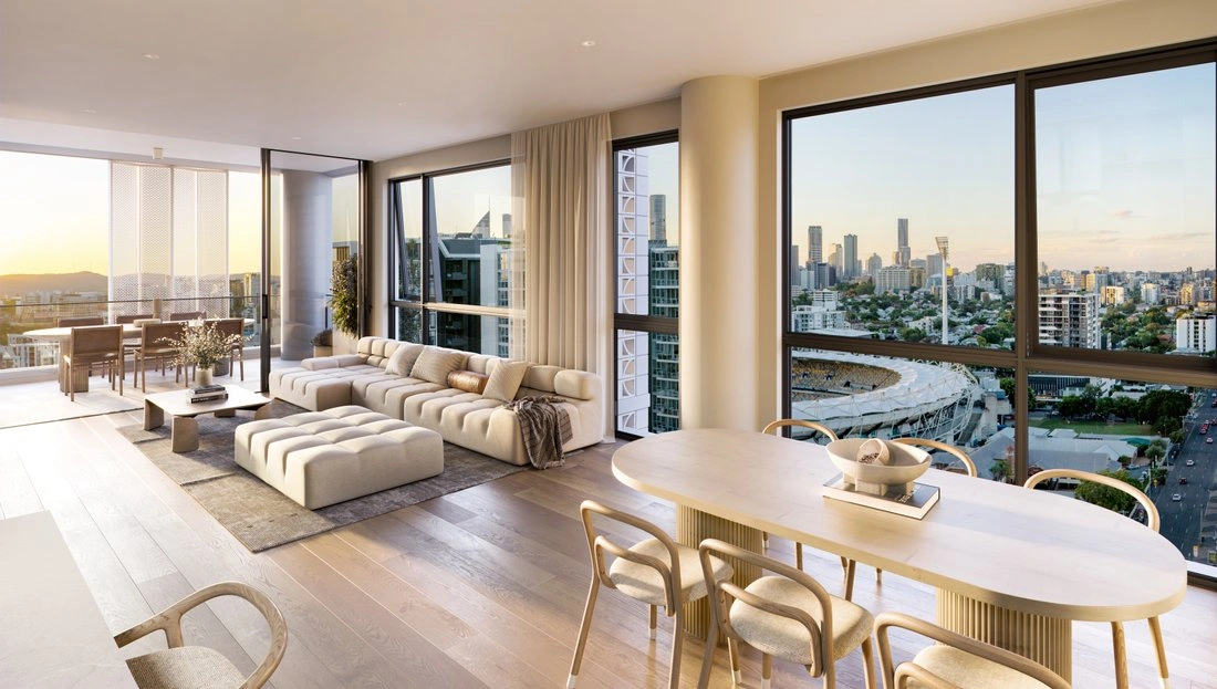 Bright 3-bedroom apartment in Brisbane, Australia